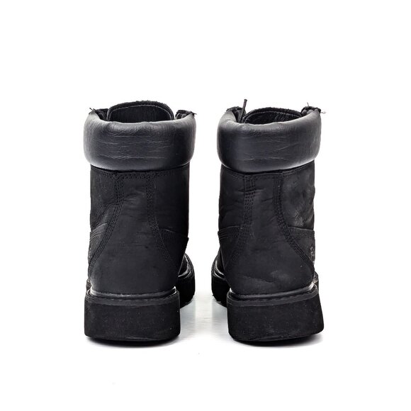 Timberland Women Sensorflex Black Nubuck Lace-up Combat Boots sz 7.5 - Picture 4 of 7